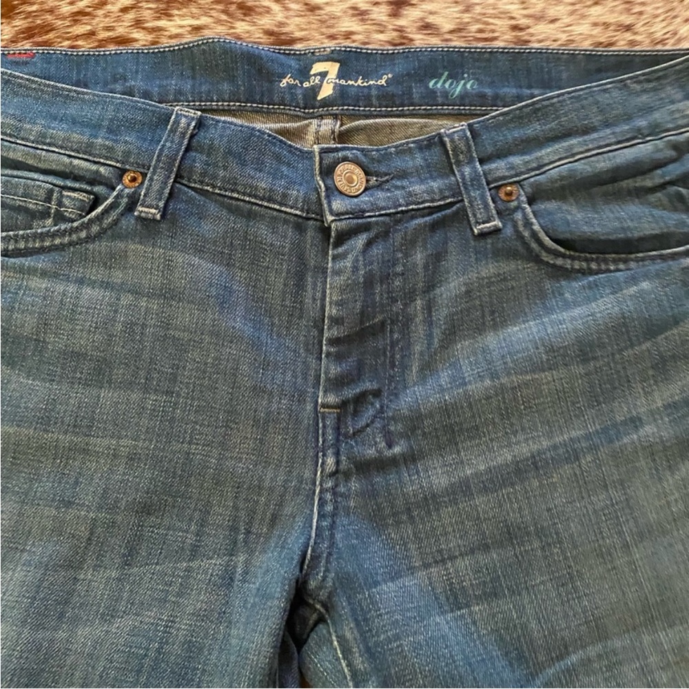 Seven man kind these are I good shape Ive never used them these shorts are good